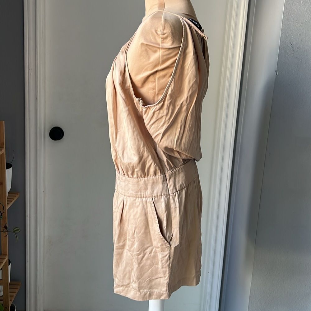 Sleeveless Halter Drawstring Romper - image 3